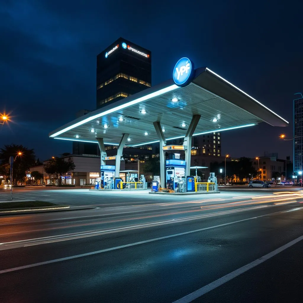 Estación YPF urbana