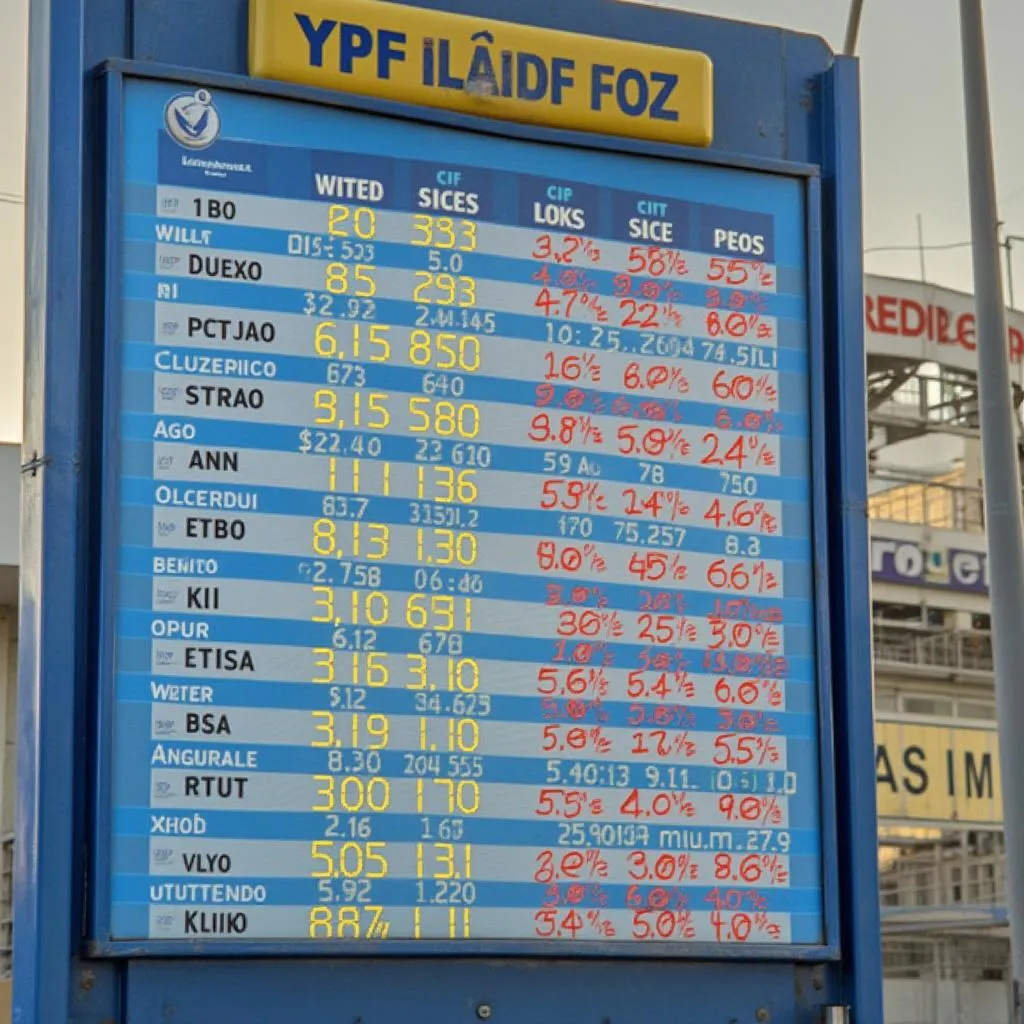 Precios de combustible